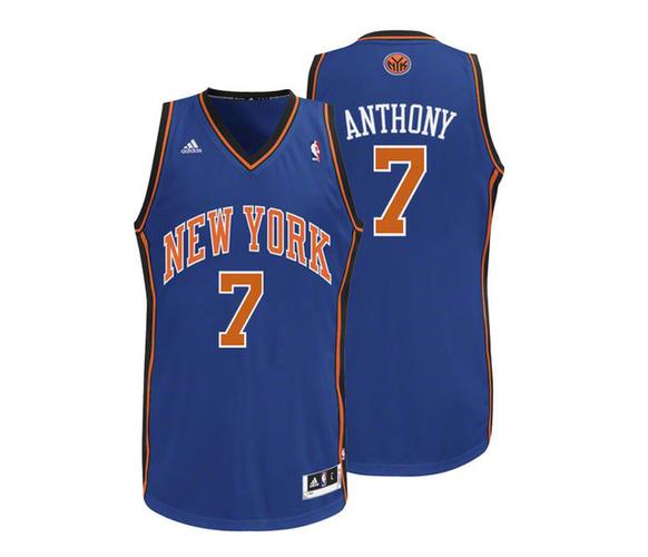 球迷版r30纽约人安东尼客场球衣 nba knicks anthony jersey m