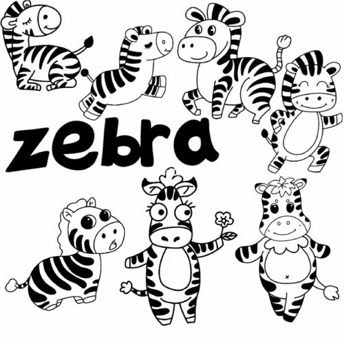 临摹 l 斑马简笔画_简笔画_简笔画教程_知识_艺术