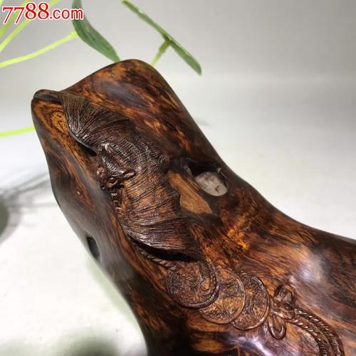 越南黄花梨福在眼前过_木雕摆件_鼎泰森【7788收藏