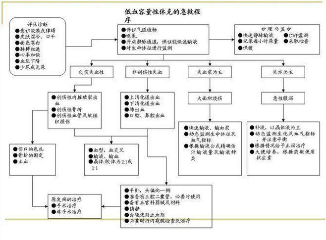 低血容量性休克的急救程序
