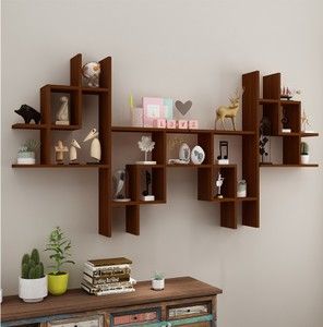 创意格子墙上书架墙上置物架墙上装饰隔板墙壁柜墙壁搁板简约现代