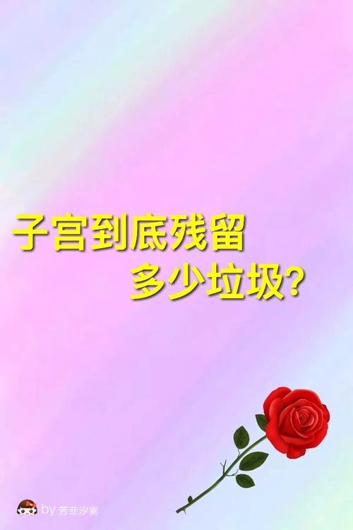 我们女性朋友的子宫到底残留了多少垃圾呢?