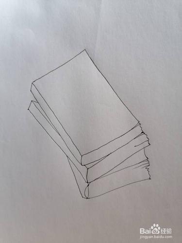 怎么画一摞漫画书