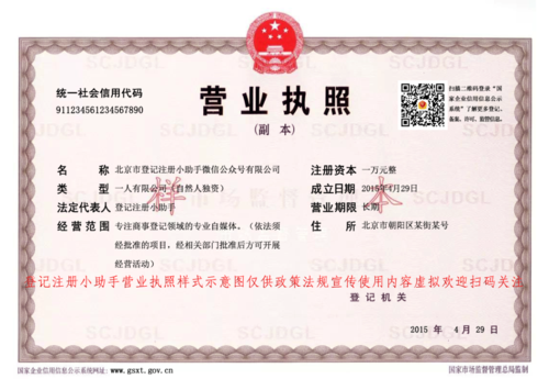 第二课:营业执照上的统一社会信用代码是怎么回事?