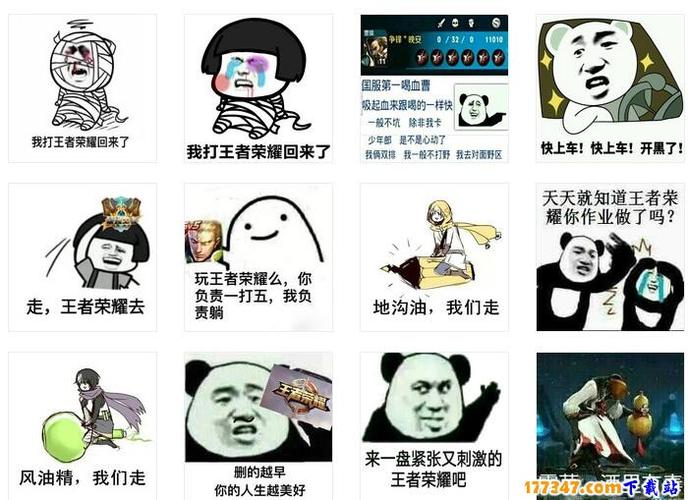 王者荣耀恶搞表情包|走王者荣耀去表情包 12p
