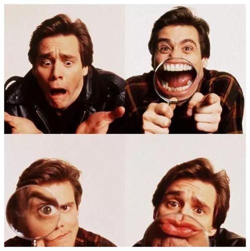 小朋友你们听过金凯瑞吗那个车里摇头晃脑四兄弟的表情包