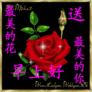 2021最新早上好动态图片带鲜花 早上好动态表情图片大全