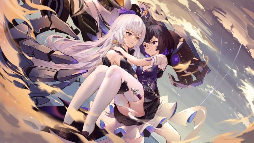 希儿壁纸呀!(还有鸭鸭希儿贴贴的哦!)-崩坏3社区