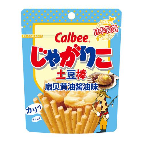 calbee卡乐比牌扇贝黄油酱油味土豆棒(膨化食品)