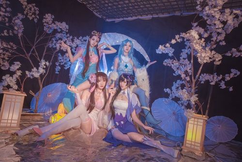 cos王者荣耀四大美女同人旗袍