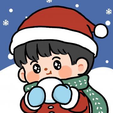 圣诞节情侣专用微信头像