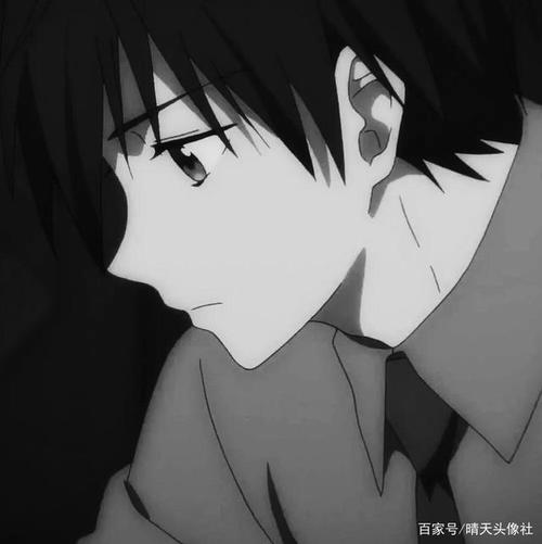 动漫男生头像,一个人走路,是和地球的单独约会