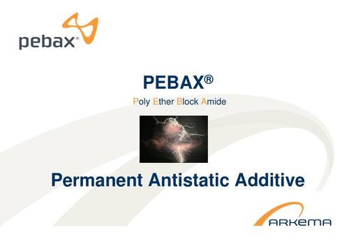 法国阿科玛pebax抗静电剂英文版 pebax® poly ether block amide