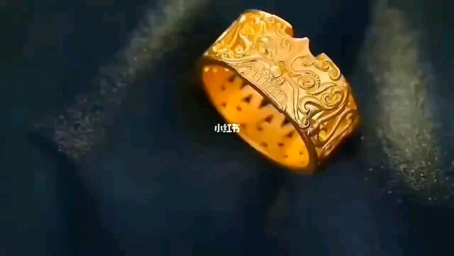 周大福传承 饕餮戒指