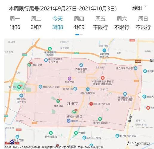 濮阳人注意限行有变