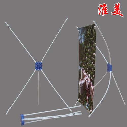 豪华桌面易拉宝展架 铝合金易拉宝制作广告海报支架 小型易拉宝