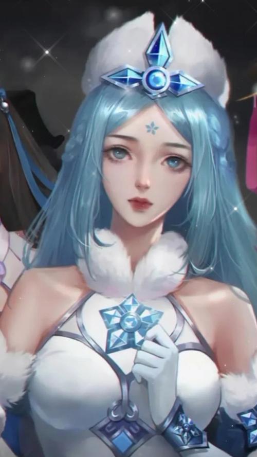 王者荣耀手机游戏美女图片壁纸-王昭君,冰雪公主,高贵