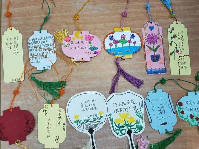 尺素寄心悦,书有千千结——中山路小学第十届读书节之思维导图,书签