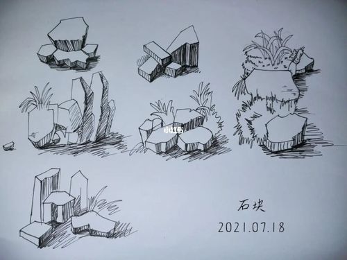 环境设计-单体手绘练习3_设计_手绘_速写_风景_风景速写_文化_绘画