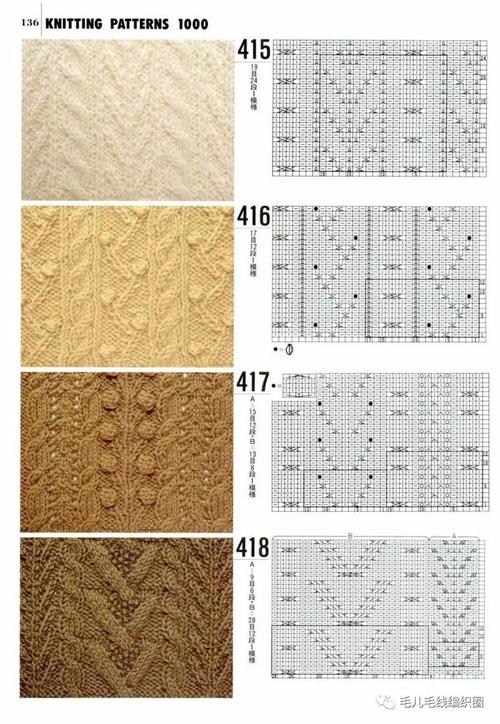 【图解】棒针花样1000种(4)