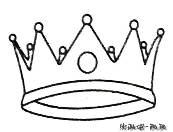 皇冠简笔画大全及画法步骤教程