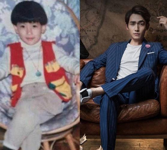 朱一龙回忆说, "我小时候比现在好看,捐的黄头发,眼睛又显得大,我妈就