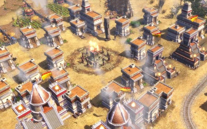 帝国时代3《自由之战》mod 阿兹特克(开了让分)