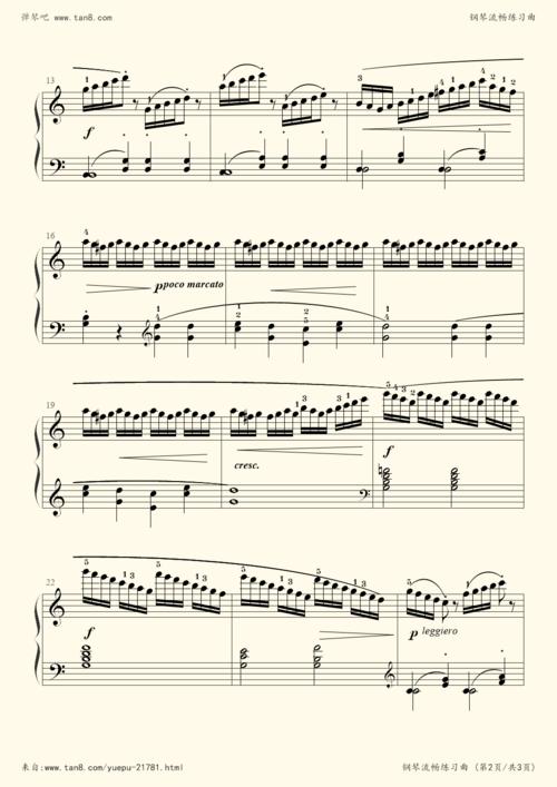 车尔尼849(钢琴流畅练习曲)-06-车尔尼小提琴谱