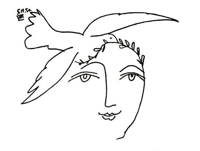 《斗牛士》《亚威农少女》《格尔尼卡》《和平鸽》都是他的代表作