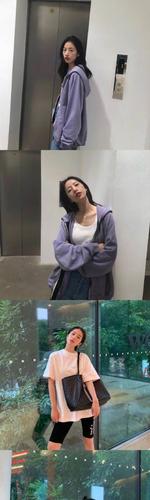 lns# 2019周雨彤日常生活穿搭照合集   行走的好衣品啊