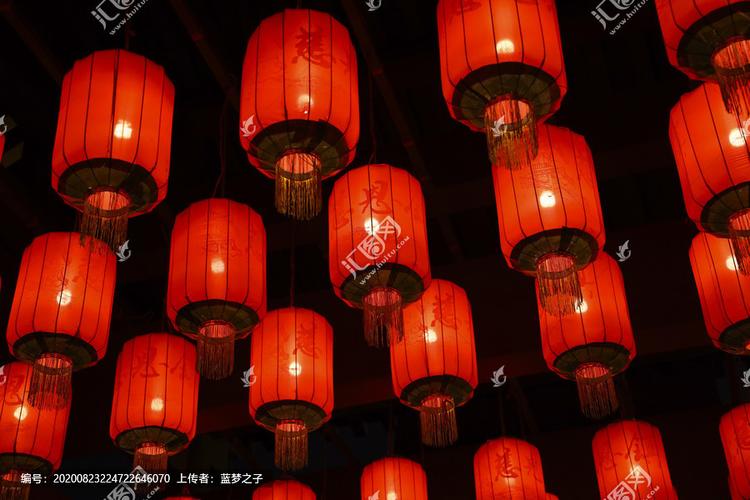 正版商业古镇灯笼