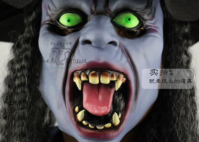 獠牙暗夜女巫 万圣节酒吧鬼屋舞会道具 套