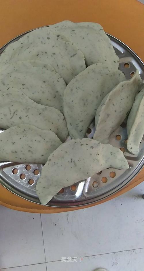 艾草米粉月亮粑