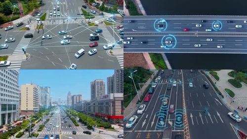 4k智慧交通-科技城市-人工智能