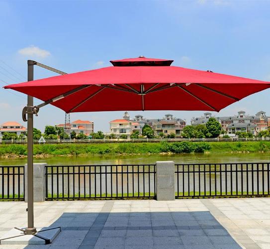 批发3米方形户外遮阳伞大太阳伞罗马伞岗亭伞庭院定制