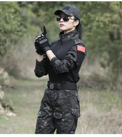 cs战术蛙服迷彩服套装男蛙人男士修身军训女户外正版