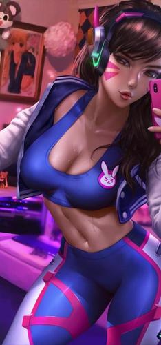 2k手机竖屏分辨率1080x2310守望先锋dva角色7壁纸