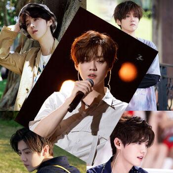 鹿晗海报新款高清签名写真周边壁纸宿舍墙纸墙贴超大海报高清海报随机