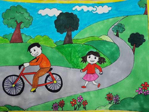 2020年城南学校低碳生活绘画作品获奖作品