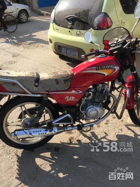 豪爵银豹 125 牌证齐全 未脱审 有保险发动机没 - 潍坊安丘二手摩托车