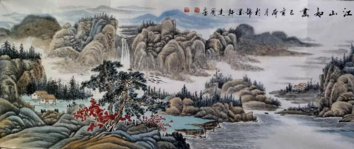 白沟锦墨轩画家王建国:心中存豪义,笔下有乾坤