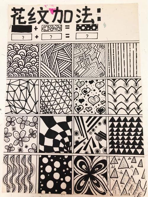 【技能提升】幼儿园线条画 花纹画法大全_幼儿园_美术
