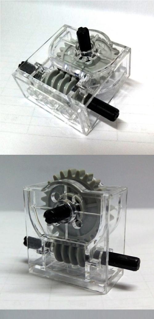 兼容乐博士乐高6588减速齿轮箱涡轮箱 4716蜗杆32905螺旋齿科技积_7折