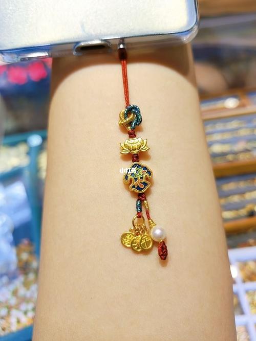 高大上手机链了解一下_手机链_烧蓝_黄金_兴趣爱好