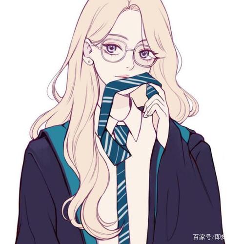 韩国小姐姐画的韩系漫画头像