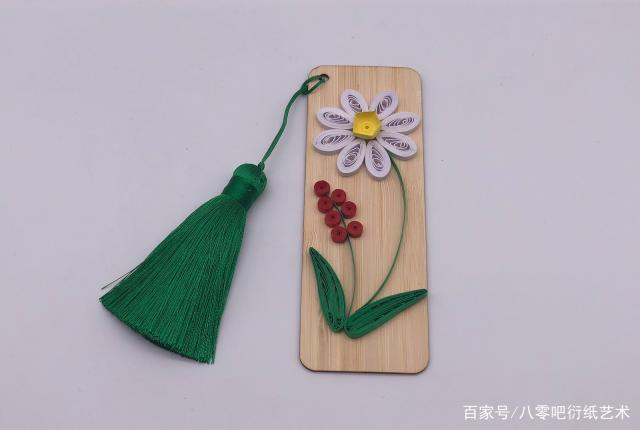教你手工制作衍纸竹书签,清新可爱,让你沉醉这门手