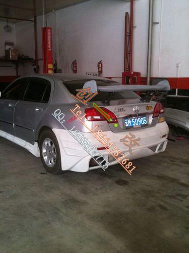 中华骏捷改装大包围 中华骏捷小包围 三厢骏捷改装大包围 尾翼图片_8