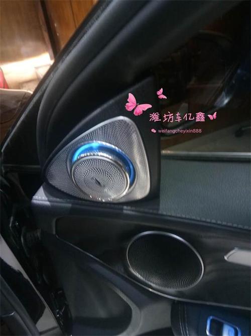 潍坊汽车音响改装,奔弛c200音响改装旋转高音,潍坊车亿鑫