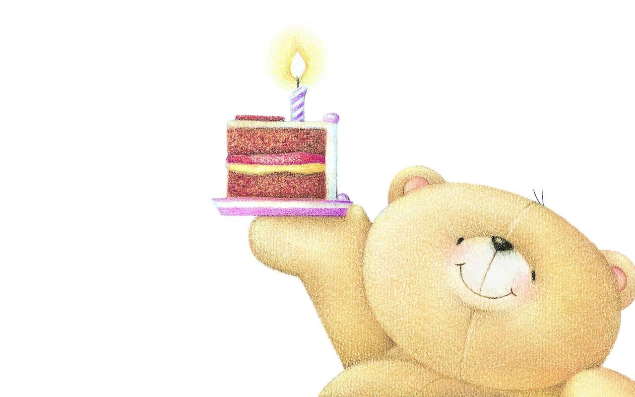 可爱的卡通小熊电脑桌面壁纸下载-卡通动漫-壁纸下载