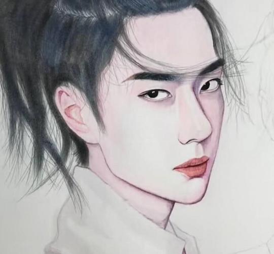 粉丝用化妆品画出王一博画像,非常逼真,网友:这个有点厉害